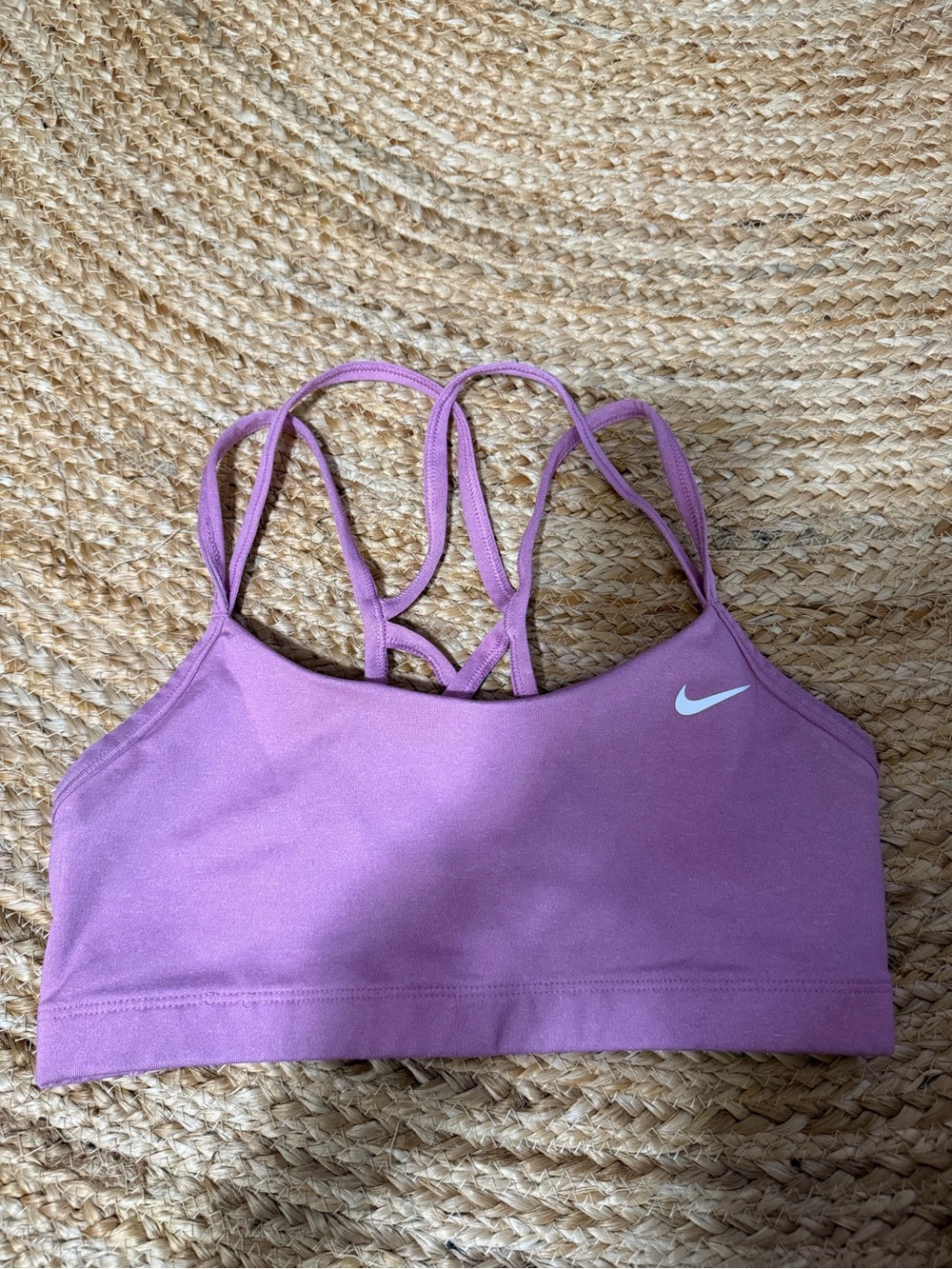 Nike Women's Strappy Purple Sports Bra